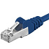 Premiumcord Patch kábel CAT6a S-FTP, RJ45-RJ45, AWG 26/7 7m, modrá