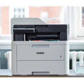 BROTHER multifunkce color LED MFC-L3740CDW - A4 18ppm 512MB 250listů USB WIFI LAN ADF50 duplex fax