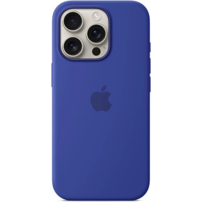 iPhone 16 Pro Max Silicone Case with MS - Ultramar iPhone 16 Pro Max Silicone Case with MS - Ultramar