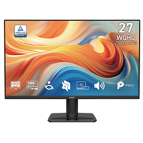 MSI Pro/MP275Q E14/27"/IPS/QHD/144Hz/1ms/Čierna/3R