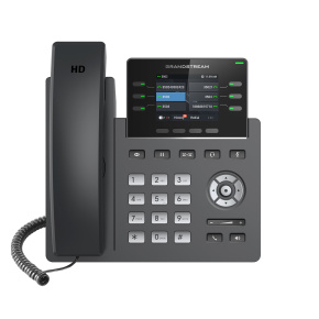 Grandstream GRP2613, 2.8" LCD bar. disp., 3 SIP, Gbit, PoE, 24dig. hr., Grandstream GRP2613, 2.8" LCD bar. disp., 3 SIP, Gbit, PoE, 24dig. hr.,