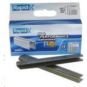 Náplň pro sponkovací kleště RAPID 36 - 14mm, pozink (1000 ks) Náplň pro sponkovací kleště RAPID 36 - 14mm, pozink (1000 ks)