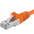 Premiumcord Patch kábel CAT6a S-FTP, RJ45-RJ45, AWG 26/7 3m, oranžová