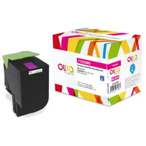 OWA Armor toner kompatibilný s LEXMARK 71B20M0, 2300st, červená/magenta OWA Armor toner kompatibilný s LEXMARK 71B20M0, 2300st, červená/magenta