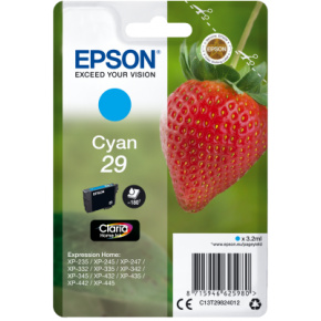 Epson Singlepack Cyan 29 Claria Home Ink Epson Singlepack Cyan 29 Claria Home Ink