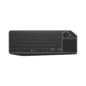 Bezdrôtová klávesnica pre Smart TV Natec TURBOT 2/USB+BT/US/Čierna