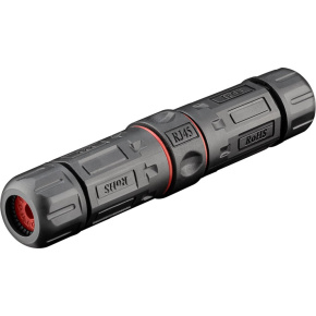 PromiumCord Vodotesný prepojovací box 2x RJ45 female (8P8C) pre káble Cat.6, tienený