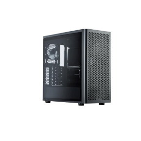 Cooler Master case Elite 502 Lite, Průhledná bočnice, ATX, 1x 120mm Fan, černá