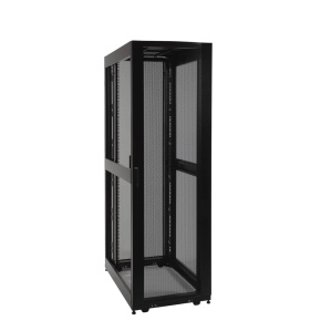 Skriňa SmartRack 42U, Š = 600mm, Hl = 1100mm, serverová skriňa, rozšíriteľná, bez bočných panelov