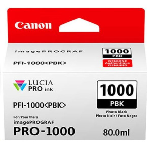 Canon BJ CARTRIDGE PFI-1000 PBK (nádržka s čiernym fotografickým atramentom ) Canon BJ CARTRIDGE PFI-1000 PBK (nádržka s čiernym fotografickým atramentom )