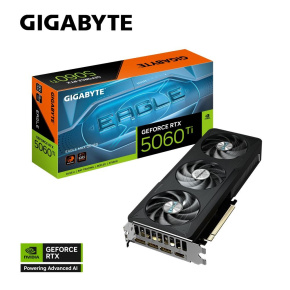 GIGABYTE VGA NVIDIA GeForce RTX 5060 Ti EAGLE MAX OC 16G, 16G GDDR7, 3xDP, 1xHDMI