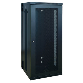 Skriňa SmartRack 26U, Š = 600mm, Hl = 550mm, hĺbka pre prepínače, montáž na stenu