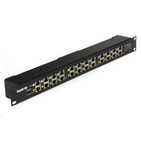 POE injektor aktivní/pasivní - 12x 1 Gb/s, stíněný panel, 802.3af/at POE injektor aktivní/pasivní - 12x 1 Gb/s, stíněný panel, 802.3af/at