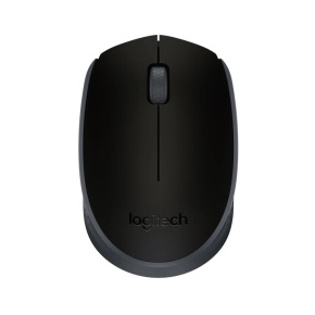 Logitech M171/Cestovná/Optická/1 000 DPI/Bezdrôtová USB/Čierna-šedá