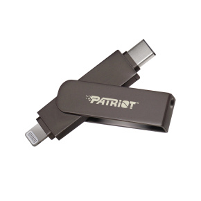 Patriot iLuxe Stick C MFi/1TB/USB 3.2/Lightning + USB-C/Čierna