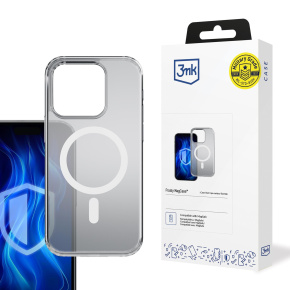 3mk ochranný kryt Frosty MagCase White pro Apple iPhone 16 Pro 3mk ochranný kryt Frosty MagCase White pro Apple iPhone 16 Pro