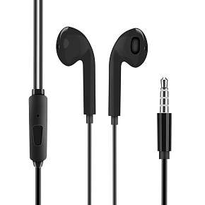 OBAL:ME Drôtové Slúchadlá 3.5mm Jack Black OBAL:ME Drôtové Slúchadlá 3.5mm Jack Black