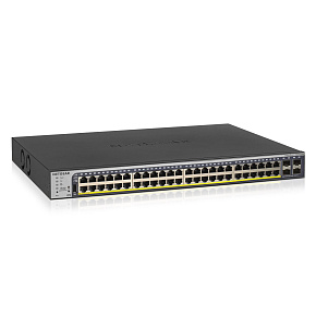 NETGEAR 48xGB PoE+ Smart Pro Switch, 4 SFP, GS752TP