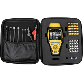 KLEIN TOOLS - VDV Scout® Pro Max Tester s přijímačem Set - 20x RJ45, 20x F-konektor KLEIN TOOLS - VDV Scout® Pro Max Tester s přijímačem Set - 20x RJ45, 20x F-konektor