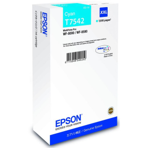 Atramentová kazeta EPSON WF-8xxx Series XXL Cyan - 7000str. (69 ml) Atramentová kazeta EPSON WF-8xxx Series XXL Cyan - 7000str. (69 ml)