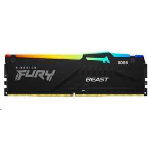 KINGSTON DIMM DDR5 16GB 6000MT/s CL36 FURY Beast RGB Černá EXPO KINGSTON DIMM DDR5 16GB 6000MT/s CL36 FURY Beast RGB Černá EXPO