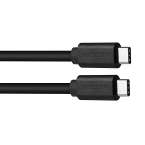 AVACOM dátový a nabíjací kábel USB Type-C - USB Type-C, 100cm, čierna AVACOM dátový a nabíjací kábel USB Type-C - USB Type-C, 100cm, čierna