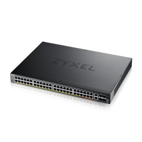Zyxel XGS2220-54HP, L3 Access Switch, 600W PoE, 40xPoE+/10xPoE++, 48x1G RJ45 2x10mG RJ45, 4x10G SFP+ Uplink, incl. 1 yr Zyxel XGS2220-54HP, L3 Access Switch, 600W PoE, 40xPoE+/10xPoE++, 48x1G RJ45 2x10mG RJ45, 4x10G SFP+ Uplink, incl. 1 yr