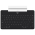 Logitech KEYS TO GO/Bezdrôtová Bluetooth/UK layout/Čierna