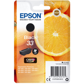 Epson Singlepack Black 33 Claria Premium Ink Epson Singlepack Black 33 Claria Premium Ink