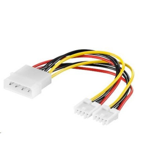 PREMIUMCORD Napájací kábel HDD, FDD 5,25"-2x3,5" PREMIUMCORD Napájací kábel HDD, FDD 5,25"-2x3,5"