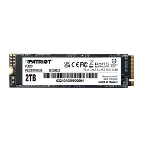 PATRIOT P320/2TB/SSD/M.2 NVMe/5R PATRIOT P320/2TB/SSD/M.2 NVMe/5R
