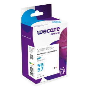 WECARE ARMOR ink sada kompatibilná s HP C6656A/C6657A,čierna/3 color WECARE ARMOR ink sada kompatibilná s HP C6656A/C6657A,čierna/3 color