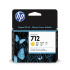 HP 712 Atramentová náplň žltá (29ml); 3ED69A