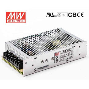 MEANWELL - AD-55A - Priemyselný napájací zdroj 12-14,5V (55W) so zálohovacou funkciou
