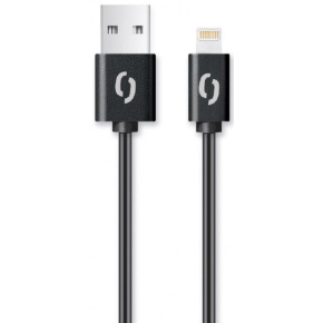 ALIGATOR Dátový kábel 2A, Lightning čierny