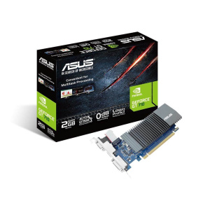 ASUS VGA NVIDIA GeForce GT 710 Low Profile EVO 2GB, 2GB GDDR5, 1xHDMI, 1xDVI, 1xVGA