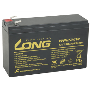 LONG batéria 12V 6Ah F2 HighRate (WP1224W) LONG batéria 12V 6Ah F2 HighRate (WP1224W)