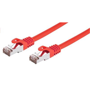Kábel C-TECH patchcord Cat6, FTP, červený, 1m Kábel C-TECH patchcord Cat6, FTP, červený, 1m