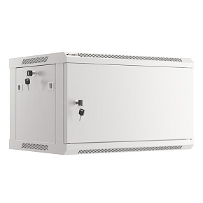 LANBERG RACKOVÁ SKRIŇA 19" PRO MONTÁŽ NA STENU 6U/600X450 PRO VLASTNÚ MONTÁŽ S KOVOVÝMI DVERAMI ŠEDÁ
