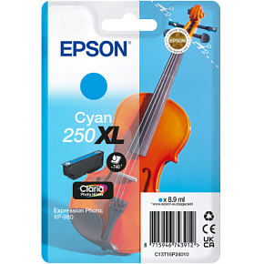 Epson Singlepack Cyan 250XL ink