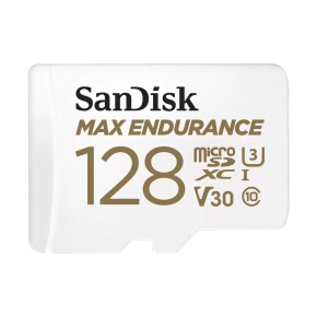 SanDisk MAX ENDURANCE microSDHC 128GB + adaptér
