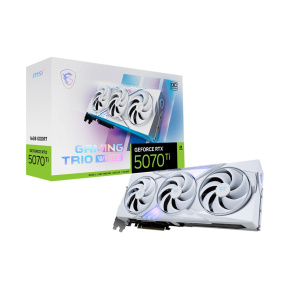 MSI GeForce RTX 5070 Ti TRIO WHITE/Gaming/OC/16GB/GDDR7 MSI GeForce RTX 5070 Ti TRIO WHITE/Gaming/OC/16GB/GDDR7