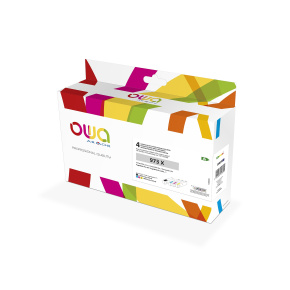 OWA ARMOR ink kompatibilný s HP 973X (L0S07AE; F6T81AE; F6T82AE; F6T83AE), 4-pack (CMYK), 246ml + 3x110ml OWA ARMOR ink kompatibilný s HP 973X (L0S07AE; F6T81AE; F6T82AE; F6T83AE), 4-pack (CMYK), 246ml + 3x110ml