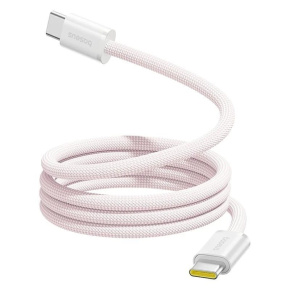 Baseus Dynamic 4 Pro Series Dátový Kábel USB-C - USB-C 100W 1m Baby Pink Baseus Dynamic 4 Pro Series Dátový Kábel USB-C - USB-C 100W 1m Baby Pink