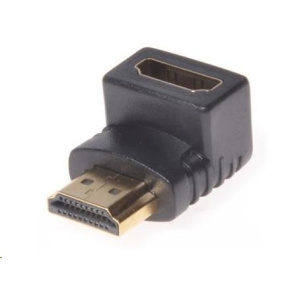 PREMIUMCORD HDMI M/F adaptér ohnutý do pravého uhla PREMIUMCORD HDMI M/F adaptér ohnutý do pravého uhla