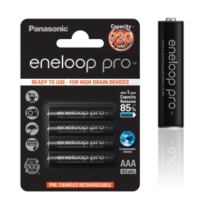 Panasonic Eneloop Pro AAA NiMH 1,2 V 930mA BL4
