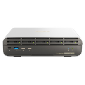 QNAP TBS-h574TX-i5-16G (12core, 16GB RAM, 5x E1.S/M.2 slot, 1x 2,5GbE, 1x 10GbE, 2x Thunderbolt 4) QNAP TBS-h574TX-i5-16G (12core, 16GB RAM, 5x E1.S/M.2 slot, 1x 2,5GbE, 1x 10GbE, 2x Thunderbolt 4)