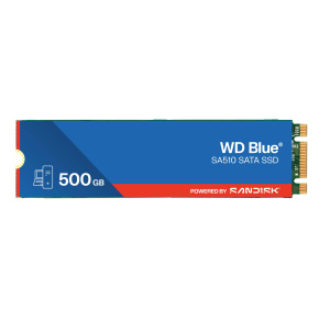 WD Blue SA510 POWERED BY SANDISK/500GB/SSD/M.2 SATA/5R