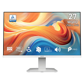 MSI Pro/MP273QW E14/27"/IPS/QHD/144Hz/1ms/Biela/3R