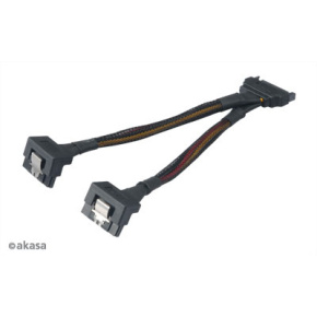 SATA napájacia rozdvojka Sata(M) na 2xSata(F) 15 cm